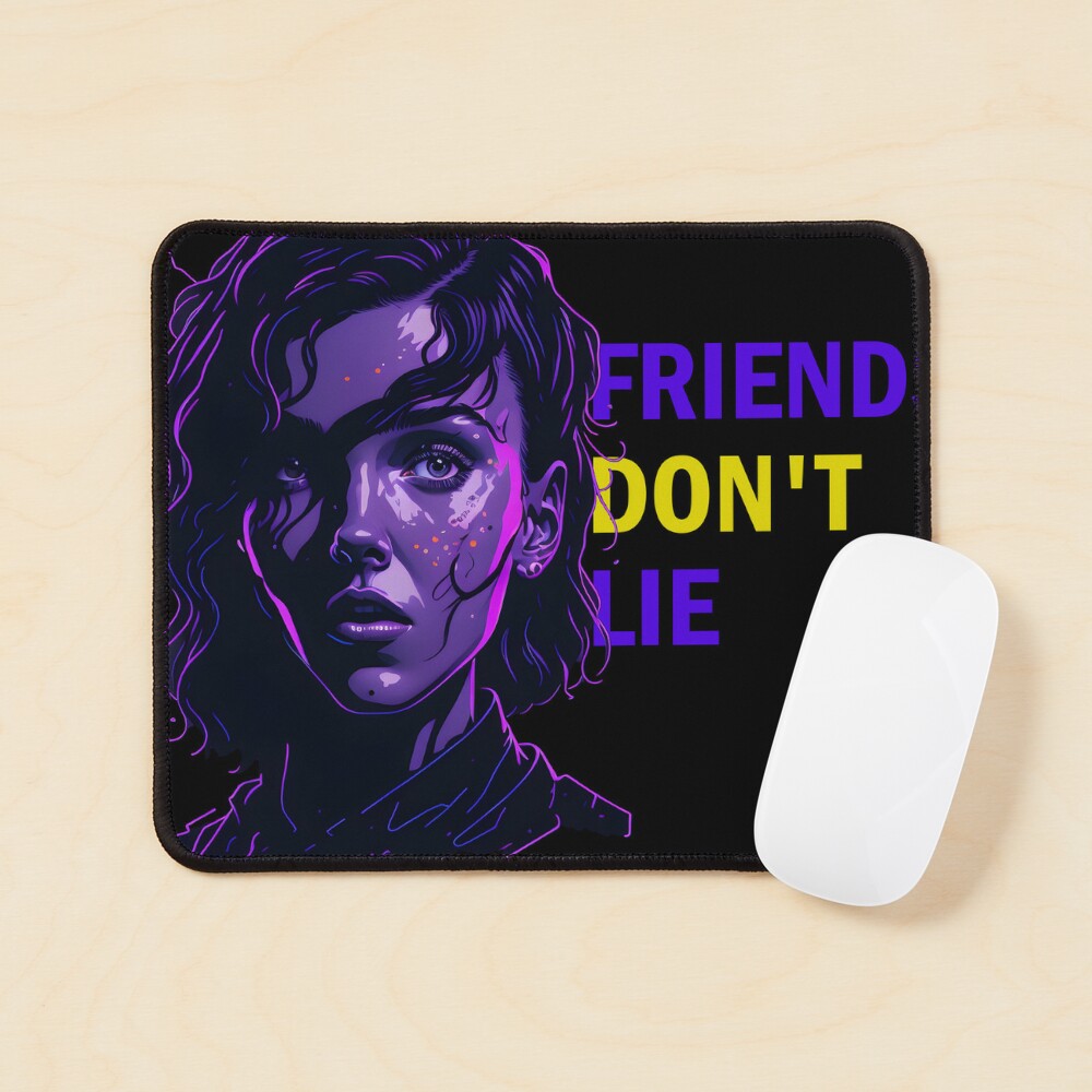 stranger things Friends dont lie  Art Board Print for Sale by M-Farouk