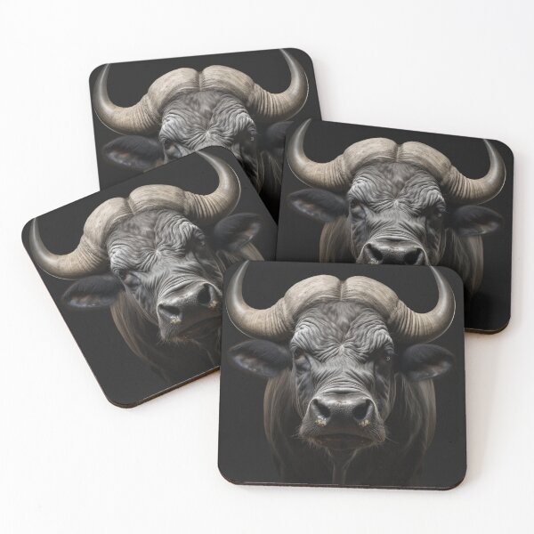 Item preview, African Wildlife Collection: Majestic Buffalo Art Print designed and sold by BeerBot.