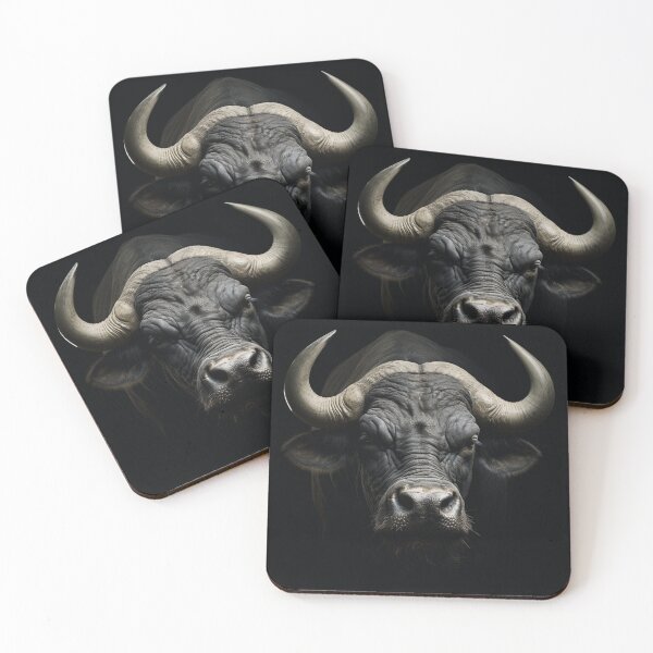 Item preview, African Wildlife Collection: Majestic Buffalo Art Print designed and sold by BeerBot.