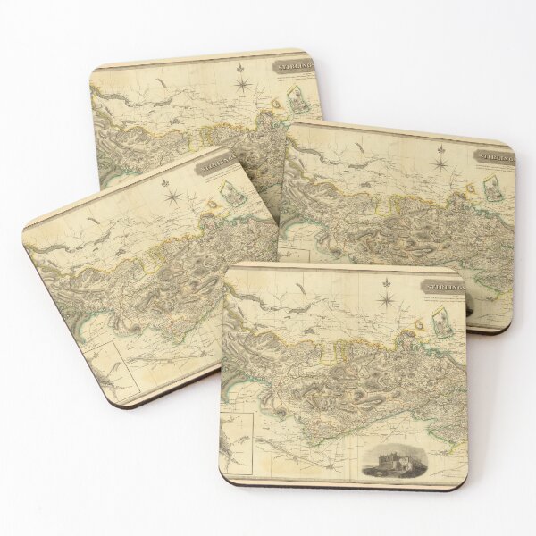 Item preview, Vintage Stirlingshire Scotland (1832) designed and sold by BravuraMedia.