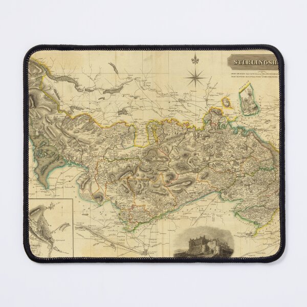 Item preview, Vintage Stirlingshire Scotland (1832) designed and sold by BravuraMedia.
