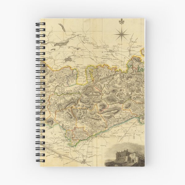 Item preview, Vintage Stirlingshire Scotland (1832) designed and sold by BravuraMedia.
