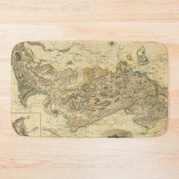 Item preview, Vintage Stirlingshire Scotland (1832) designed and sold by BravuraMedia.