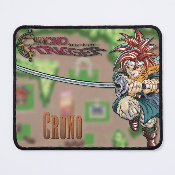 Item preview, Crono jumping to action in Chrono Trigger with background designed and sold by Paul J Powers.