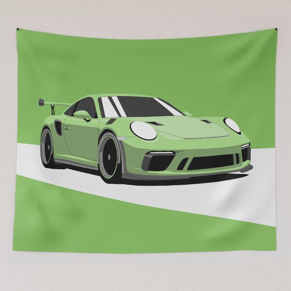 Item preview, 911 GT3 Green art designed and sold by Keyur44.