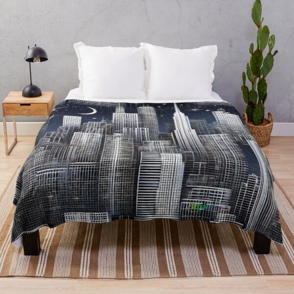 Item preview, Abstract Cityscapes - Moonlit Skyline Series 11 designed and sold by Benito Del Ray.