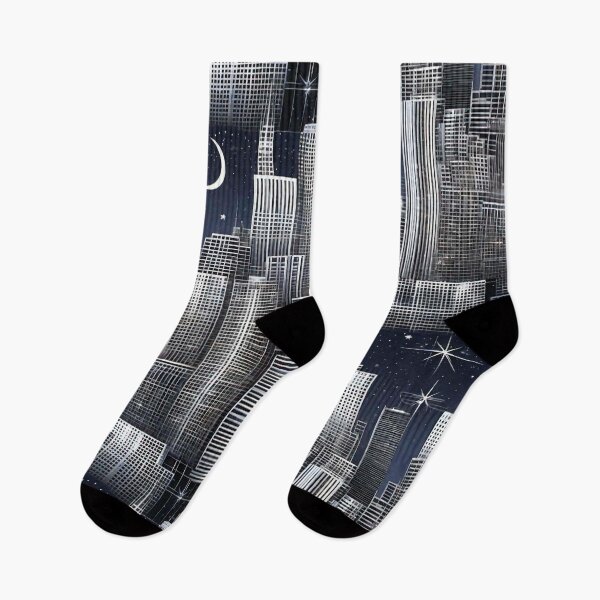 Item preview, Abstract Cityscapes - Moonlit Skyline Series 11 designed and sold by Benito Del Ray.