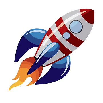 Artwork thumbnail, Rocket Ship by One-Raz