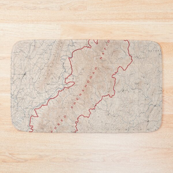 Item preview, Vintage Shenandoah Valley National Park Proposed Area Map (1926) designed and sold by BravuraMedia.