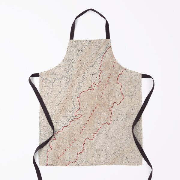 Item preview, Vintage Shenandoah Valley National Park Proposed Area Map (1926) designed and sold by BravuraMedia.