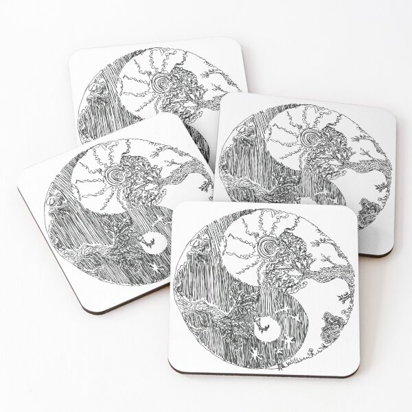 Item preview, One Line Drawing Yin-Yang designed and sold by S7IEBEN.