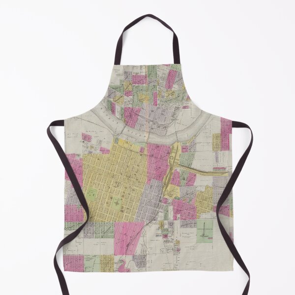Item preview, Vintage Map of Topeka Kansas (1887) designed and sold by BravuraMedia.