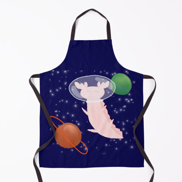 Item preview, axolotl in space (a fun thing to say, isn’t it?) designed and sold by caitycatdesigns.