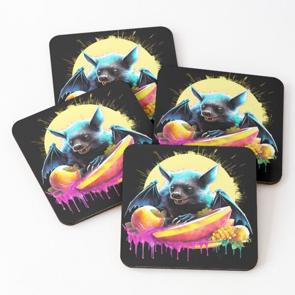 Item preview, Freaky Neon Fruit Bat designed and sold by DigitalityArt.