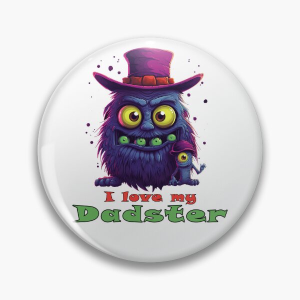 Item preview, Dadster Monster - Legendary Fatherhood designed and sold by ⭐Beatiful House⭐.