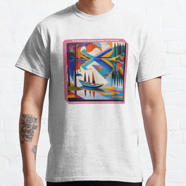 boat on the forest river Classic T-Shirt