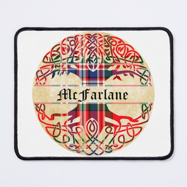 Item preview, McFarlane Tree of Life Clan Scottish Surname tartan designed and sold by BagTown Clans.
