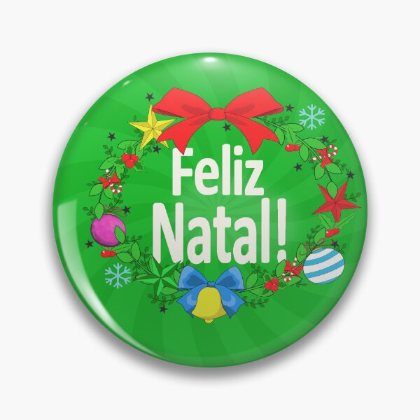 Item preview, feliz natal - merry christmas in portuguese designed and sold by ZiphGames.
