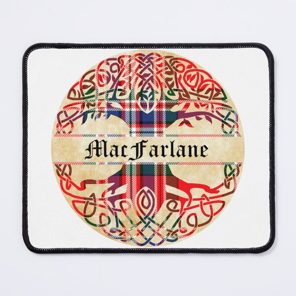 Item preview, MacFarlane Tree of Life Clan Scottish Surname tartan designed and sold by BagTown Clans.