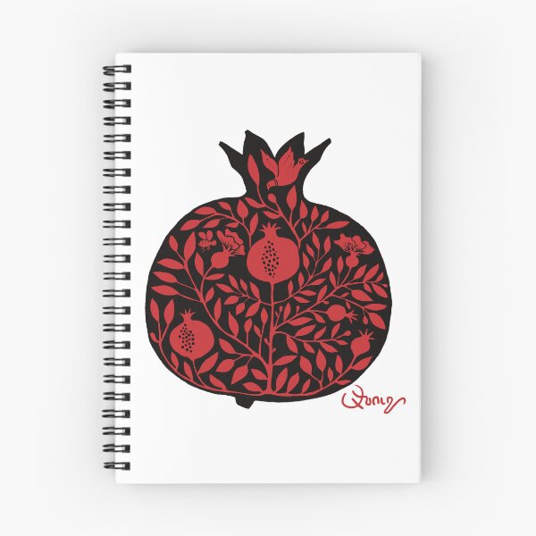 Item preview, Decorative Pomegranate in Black and Red designed and sold by Anush  Movsesian Avejic.