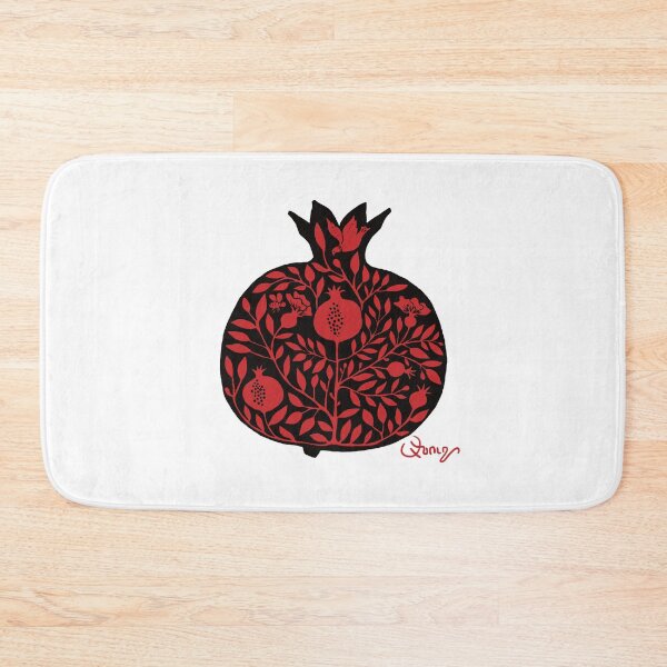 Item preview, Decorative Pomegranate in Black and Red designed and sold by Anush  Movsesian Avejic.