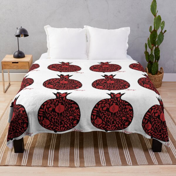 Item preview, Decorative Pomegranate in Black and Red designed and sold by Anush  Movsesian Avejic.