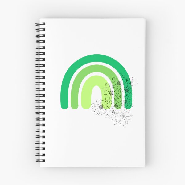 Item preview, Cute Green Rainbow with Flowers  designed and sold by starcreative22.