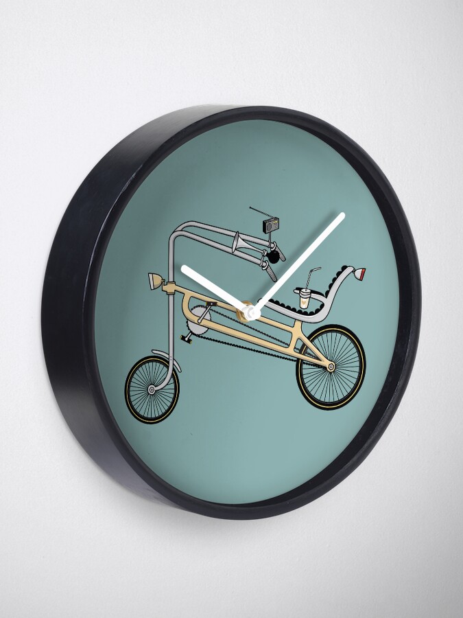 Thumbnail 2 of 4, Clock, Special Chillout Bike designed and sold by thedrumstick.