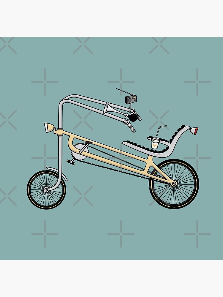 Thumbnail 4 of 4, Clock, Special Chillout Bike designed and sold by thedrumstick.