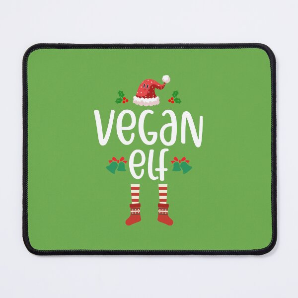 Item preview, Vegan Elf Christmas designed and sold by ArtMeetsPizza.