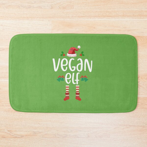 Item preview, Vegan Elf Christmas designed and sold by ArtMeetsPizza.