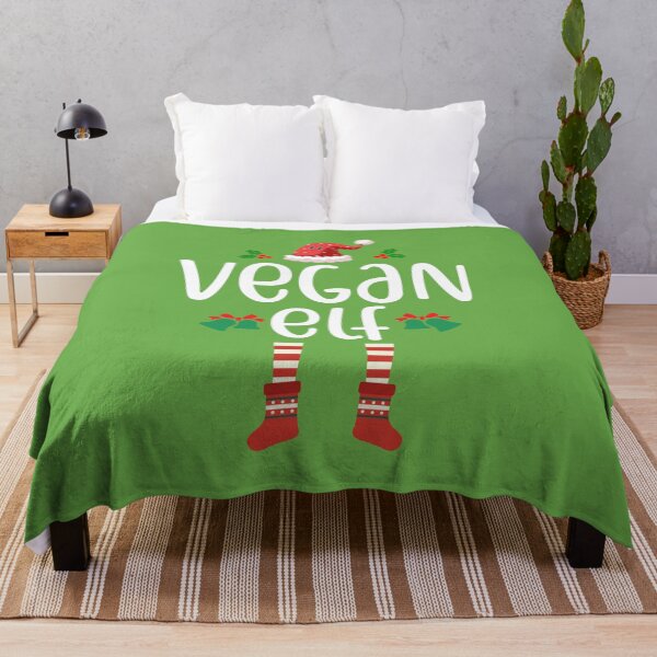 Item preview, Vegan Elf Christmas designed and sold by ArtMeetsPizza.