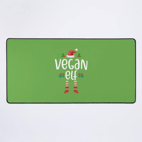 Item preview, Vegan Elf Christmas designed and sold by ArtMeetsPizza.