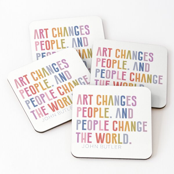 Item preview, art changes people AND people change the world designed and sold by hautehub.