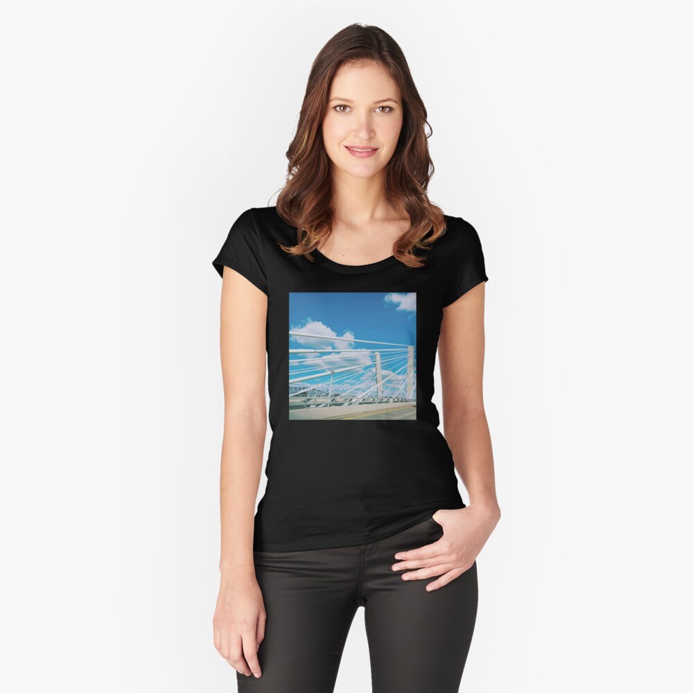 Item preview, Fitted Scoop T-Shirt designed and sold by OneDayArt.
