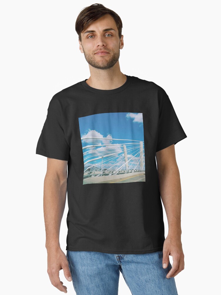 Thumbnail 2 of 7, Classic T-Shirt, Goethals Bridge #1 designed and sold by OneDayArt.