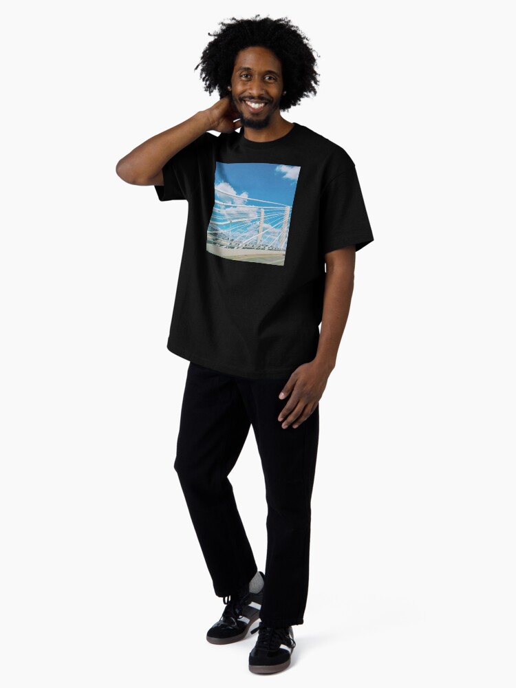 Thumbnail 4 of 7, Oversized T-Shirt, Goethals Bridge #1 designed and sold by OneDayArt.
