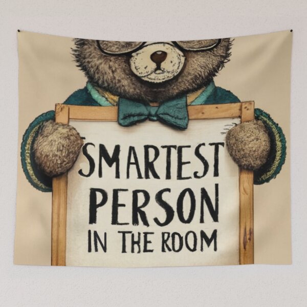 Item preview, Smartest Bear - Number 1 designed and sold by shakespeare1212.