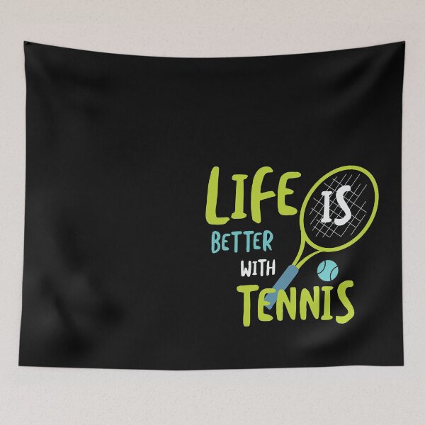 Item preview, Funny Tennis Life is Better with Tennis designed and sold by whyitsme.