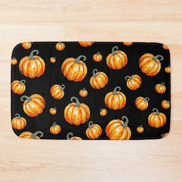 Item preview, Fall Orange Pumpkin Autumn Harvest Pattern designed and sold by Deborah Camp.