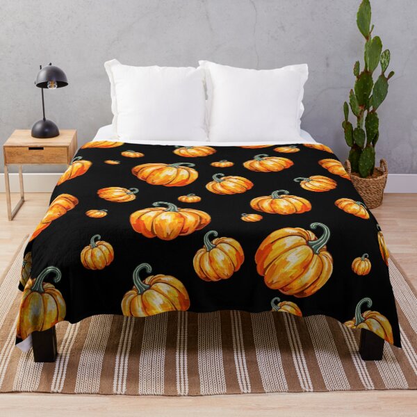 Item preview, Fall Orange Pumpkin Autumn Harvest Pattern designed and sold by Deborah Camp.