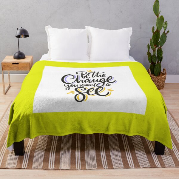 Item preview, ' Be the change you want to see ' designed and sold by MARYMAXMAC.