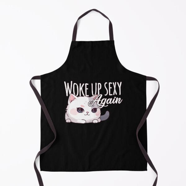 Item preview, Kawaii Cat Woke Up Sexy Again - Cute Morning Vibes designed and sold by Ridaelb.