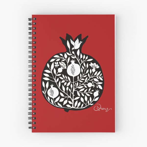 Item preview, Decorative Pomegranate in Black and White designed and sold by Anush  Movsesian Avejic.