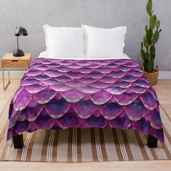 Item preview, mauve purple mermaid scales designed and sold by cadinera.