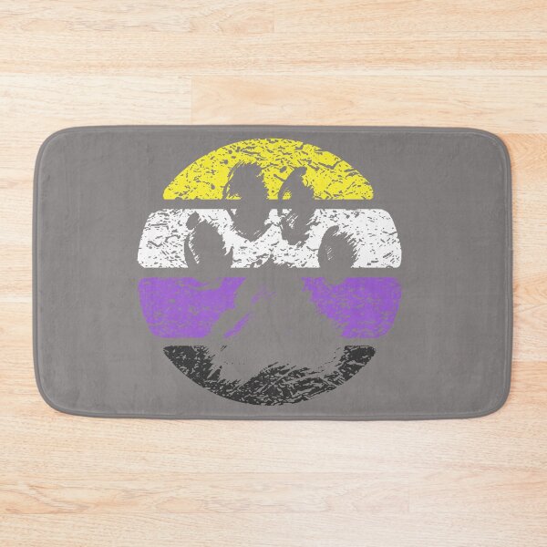 Item preview, A Vintage Paw Print Design In The Colors of The Nonbinary Pride Flag - Diversity and Inclusion designed and sold by GVRDesign.