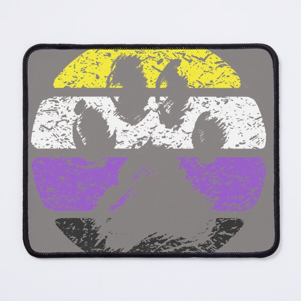 Item preview, A Vintage Paw Print Design In The Colors of The Nonbinary Pride Flag - Diversity and Inclusion designed and sold by GVRDesign.