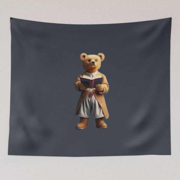 Item preview, The Literary Teddy - A Bear's Quiet World ?? designed and sold by hawtaFever.