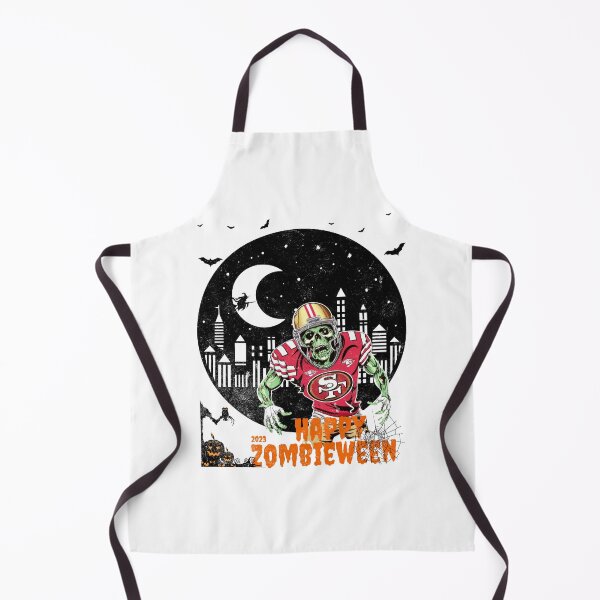 Item preview, San Francisco 49er Zombie Halloween T-shirt designed and sold by HeadzUp7Designs.
