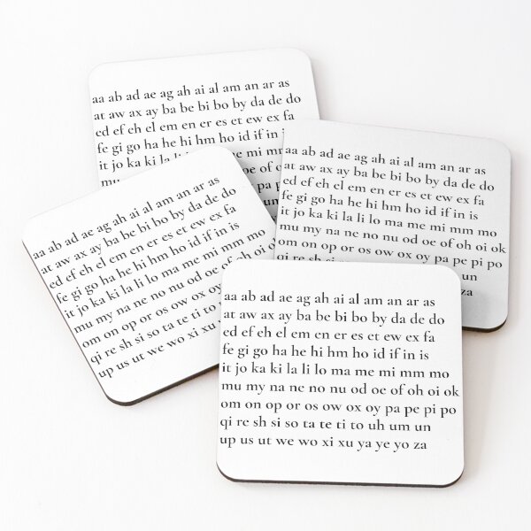 Item preview, Scrabble Official 2 Letter Words List designed and sold by Porkroll Egg & Cheese.